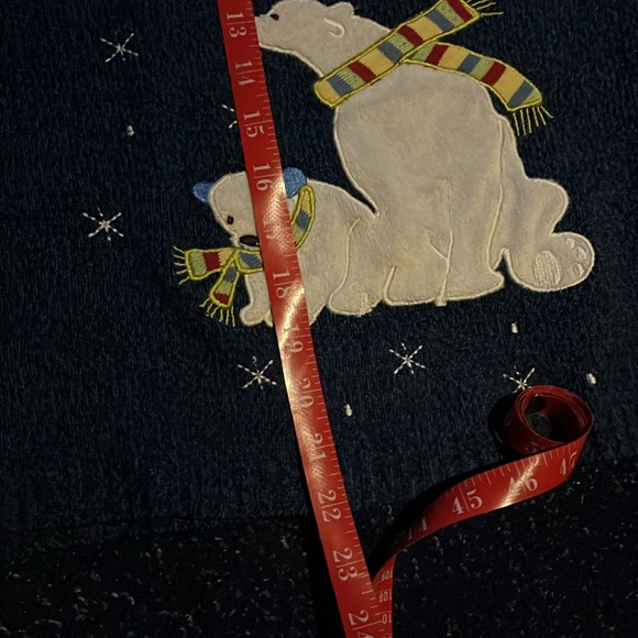 Cozy Blue Sweater with Polar Bear Design - Picture 5 of 5